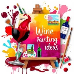 Wine Painting Ideas for Beginners icon