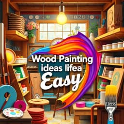 Wood Painting Ideas Easy icon