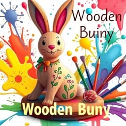 Wooden Bunny Painting Ideas icon