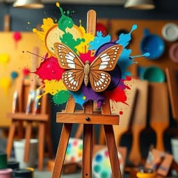 Wooden Butterfly Painting Ideas icon