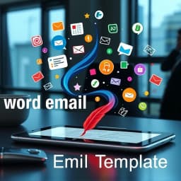 Word Email Template icon