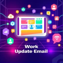 Work Update Email Template icon