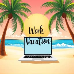 Work Vacation Email Template icon