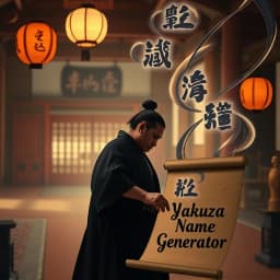 Yakuza Name Generator icon