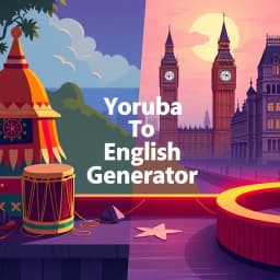 Yoruba To English Generator icon