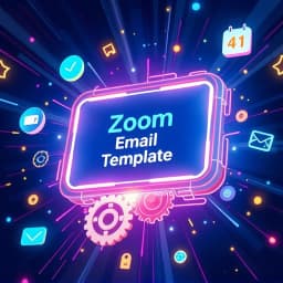 Zoom Email Template icon